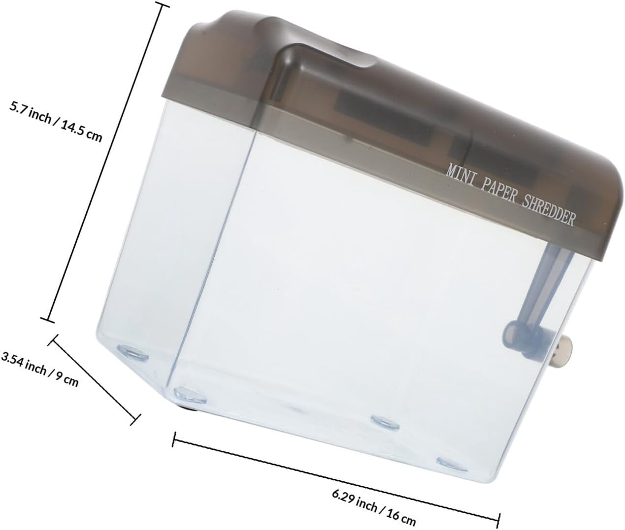 Manual Mini Paper Shredder A6 Desktop Handheld Documents Cutter Portable Office Home Paper Cutting Machine