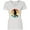 AA-White, variant on Inktastic Hockey Player Retro Sunset Women's V-Neck T-Shirt