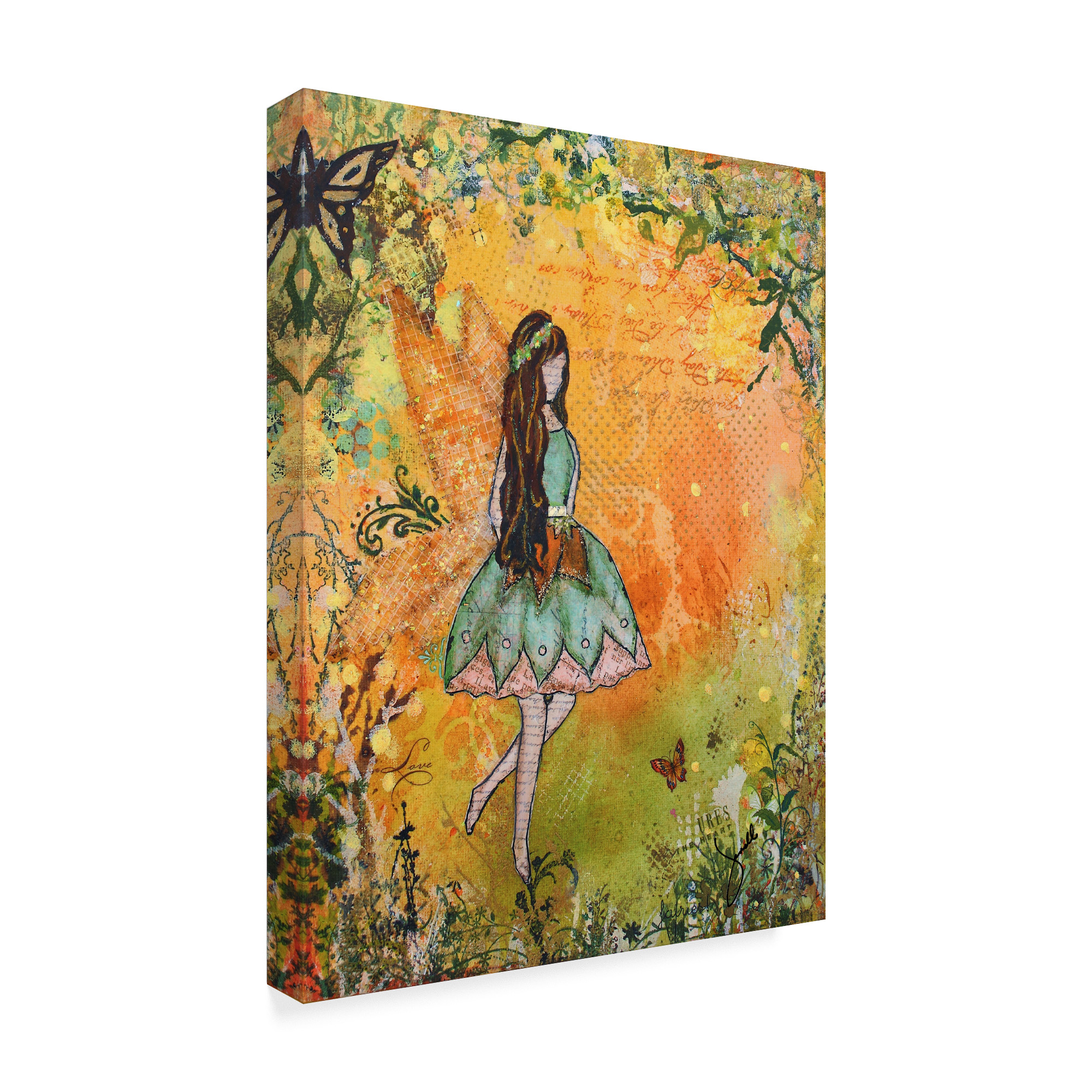Trademark Fine Art 'The Spring Fairy' Canvas Art by Janelle Nichol