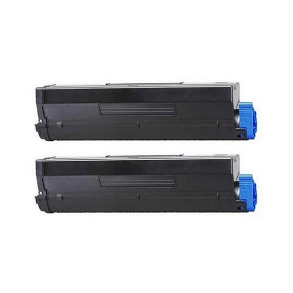 PrinterDash Compatible Replacement for OKI43502001_2PK - Black