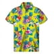 thumbnail image 3 of Camisa hawaiana con estampado 3D de plantas tropicales para hombre, camisas con botones para playa, camisetas de manga corta de verano, blusas de calle con solapa, blusa Aloha, 3 of 5