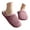 Purple, variant on Women's Men's House Slippers Lightweight Cotton Indoor Slides Non Slip Waffle Home Shoes