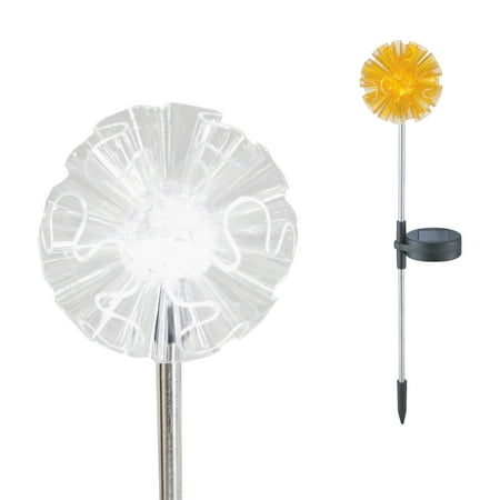Solar Color Changing Lights Outdoor Outdoor Solar Garden Stake Light Solar Powered Color Changing LED Decorative Light Dandelion ()