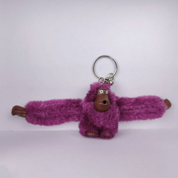 Colgante de bolso de mono de peluche, bolso de mensajero, mochila, llavero, muñeco colgante, llavero