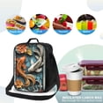 thumbnail image 4 of Fotbe Colorful Koi Fish Art Lonchera Bolsa de Almuerzo para Hombres y Mujeres, Lonchera de Gran Capacidad, Bolsa de Almuerzo Reutilizable, Bolsa Térmica Aislante, 4 of 7
