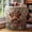 112#L, variant on Cow Floral Fabric Storage Basket, Quilted Embroidery Texture, Sturdy Reinforced Handles, Easy Care Decorative Organizer for Home Nursery Bedroom Laundry Household Item Arrangement
