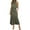 -B-Army Green117, variant on FINALGANG Women Elegant Dress Solid Color Halter Neck Sleeveless Dresses Party Evening Long Dress Leisure Breathable Comfort Wear