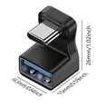 thumbnail image 3 of Macho a hembra para Steam Deck Tipo C USB A Adaptador OTG Convertidor de cargador de 10 Gbps, 3 of 3