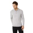 thumbnail image 1 of Burton - Polo Punto de Mezcla de Algodón para Hombre (Gris Claro), 1 of 3