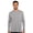 Premium Heather, variant on Next Level Men's Triblend Long Sleeve T-Shirt, 50/25/25 Polyester/Ring-spun cotton/Rayon Crewneck Tee Shirts (Indigo , M)