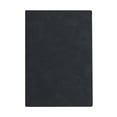 Black A5 soft leather PU notebook-A5 Notebook 100 Sheets Lined Paper ...