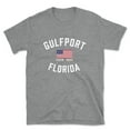 thumbnail image 1 of Gulfport Florida Patriot Men's Cotton T-Shirt, 1 of 1