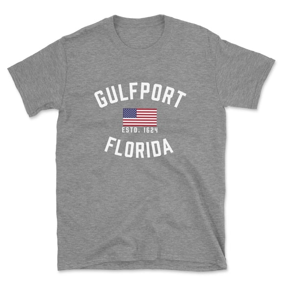 Gulfport Florida Patriot Men's Cotton T-Shirt