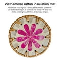 thumbnail image 5 of HomeLife Table Coaster Handcrafted Seashell Coaster Artistic Insulation Pad Convenient Table Mat for Home, 5 of 12