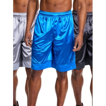 AND1 Men's and Big Men's Core All Court Short, 11" Inseam, 3-Pack, Sizes XS-5XL