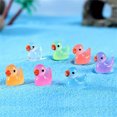 thumbnail image 5 of Mini Luminous Resin Duck Figurines | Glow in the Dark Small Rubber Duck Ornaments for DIY Crafting | 50-Pack | 1.7x1.4cm | Party Decor | Fairy Garden Accessories, 5 of 9