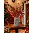 thumbnail image 6 of Ceramic Flower Vase, Tall Vase for Centerpieces, Large Decorative Terracotta Vases, Farmhouse Rustic Vases for Home Decor, Living Room, Table, Neutral, 6 of 9