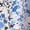 Blue Print Floral, variant on Free Assembly Women's and Women's Plus Square Neck Cotton Midi Panel Dress, Sizes XS-4X