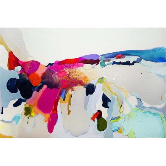 Giant Art 72x48 Reach in out Fine Art Giant Canvas Print in Pink