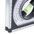 thumbnail image 2 of "Professional Magnetic Angle Finder with Bubble Level - Durable Engineering Plastic Slope Gauge for Woodworking & Metalwork", 2 of 6
