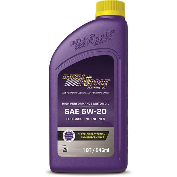 Royal Purple Oil 01520 RP Series; SAE 5W-20; Synthetic; 1 Quart Bottle; Single