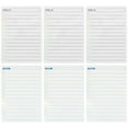 thumbnail image 1 of MesaSe 6 Sheets Weekly Planner Whiteboard Magnetic Whiteboard Weekly Planner Board for Home, 1 of 6