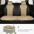 thumbnail image 4 of Red Rain Beige, Leather, Universal Seat Covers, 11 Pieces, 4 of 5