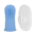 thumbnail image 2 of Fairnull Pet Teeth Sleeve Easy to Use Safety Ingredient Soft Bristles Elasticity Effective Remove Plaque Multicolor Silicone Material Pet Cleaning Sleeve Dog Supply, 2 of 10