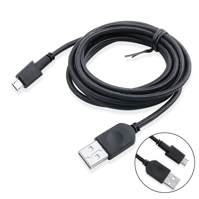 Micro-USB Mouse Charging Cable PVC+Nylon Material, Reliable and Sturdy for ALIENWARE AW610M AW310M Mouse