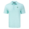 thumbnail image 2 of Men's Cutter & Buck  Green Atlanta Falcons Pike Eco Flora Print Recycled Polo, 2 of 3