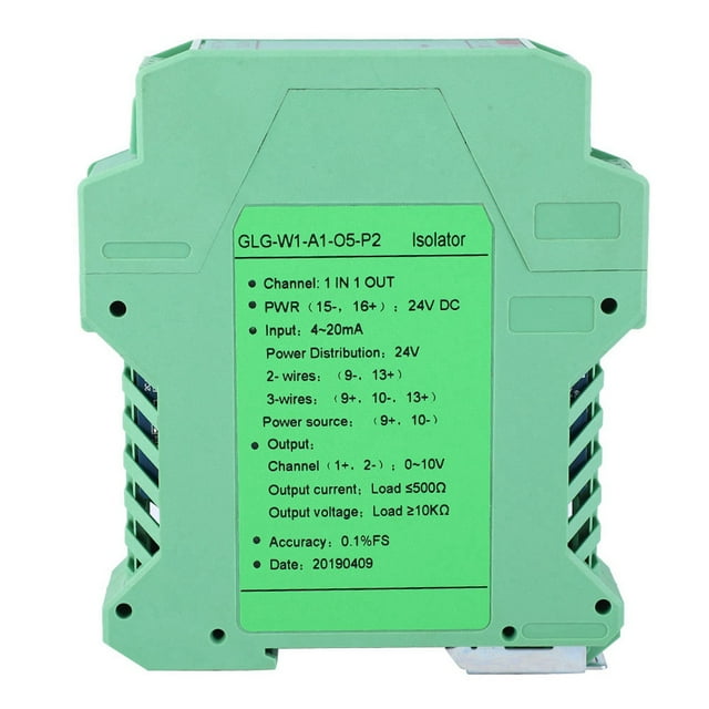 Oubit Conditionneur de Signal de Courant, DC 24V DC Isolateur de Signal DC Conditionneur de Signal de Performance Haut de Gamme