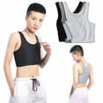 thumbnail image 1 of FM Tank pecho pecho Binder Trans Lesbian transpirable Les Cosplay blanco negropangjing, 1 of 3