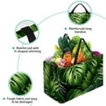thumbnail image 3 of Tropical Jungle Palm Leaves Large Capacity Foldable Laundry Organizer Storage Bins Beach Bag Storage Bag Reusable Oxford Cloth, 3 of 7