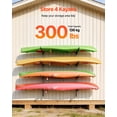 thumbnail image 2 of VEVOR Étagère de Rangement pour Kayaks pour 4 Kayaks, Supporte 300 Lb, Support Mural Robuste et Ajustable pour Intérieur Extérieur Garage Remise Quai, Support de Rangement pour Canot, Petit Bateau, SUP, Planche de Surf et Planche à Pagaie, 2 of 9