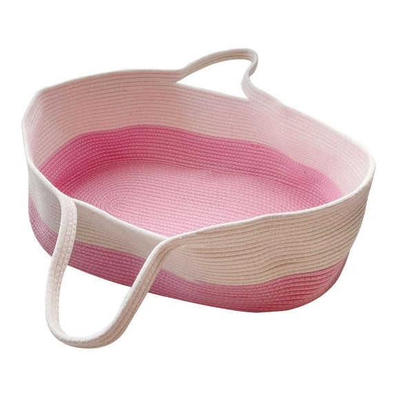 Cesta Cambiadora De Pañales Para Bebés, Cuna De Viaje Para Padres Recién Nacidos, Artículo Imprescindible Para Viajes, Color Rosa