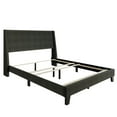 thumbnail image 5 of Home Design Sidney Full Upholstered Panel Bed with Durable Engineered Wood and Recycled Materials, Charcoal Gray, Easy Assembly, 5 of 6