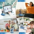 thumbnail image 2 of General Phone Stand with Wireless Bluetooth Speaker, HD Surround Sound Bluetooth Speaker for Desk Perfect for Home Kitchen Gadgets Gifts,Compatible with iPhone/ipad/Samsung Galaxy(Blue), 2 of 15