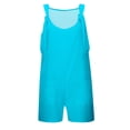 thumbnail image 6 of Hiijoy Little Girls Overall Shorts Sleeveless Scoop Neck Jumpsuit for Kids, Sizes 5-6Y, 6 of 8