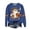 Dark Blue, variant on Duqingm Halloween Sweatshirts for Women Ghost Oversized Crewneck Sweatshirt Cute Pumpkin Graphic Fleece Pullover,S