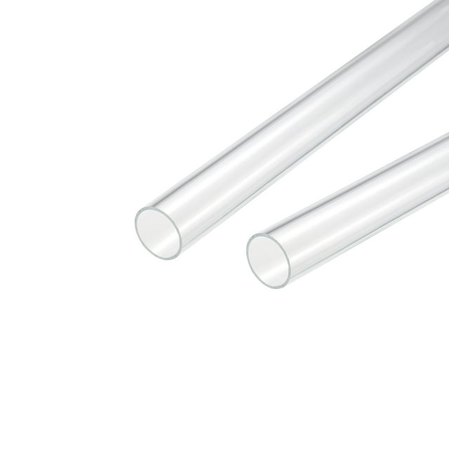 Unique Bargains Tube Acrylique Rigide Rond Transparent 18mm ID 20mm OD 10 Pieds pour Lampes et Lanternes, Système de Refroidissement par Eau 2 Pcs