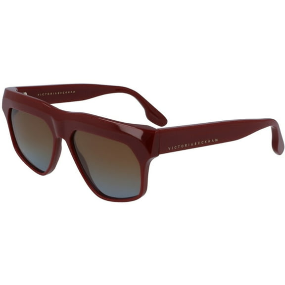 Victoria Beckham VB 603S Plastic Womens Square Sunglasses Burgundy 56mm Adult