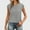 Gray, variant on Hot days, bold styles Olyvenn Womens Eyelet Tops Short Sleeve Shirts Blouses for Women Dressy Casual Cap Sleeve Tops with Curved Hem Gray S