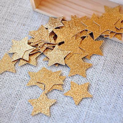 YunBey 30g Gold Star Confetti Golden Star Sequins Star Table Confetti Metallic Foil for Wedding Festival Baby Shower Decoration and DIY Supplies. Party
