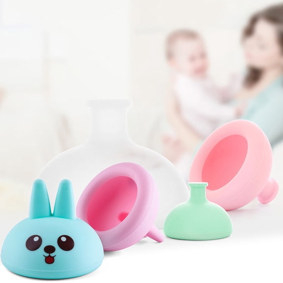 Travelwant Cute Rabbit Soft Silicone Palm Cups Pressure Drum Massager Sputum Remover Cup for Bed-Rest Patients Bedridden Elders to Expectorate Infant Phlegm Removing