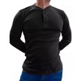 thumbnail image 4 of Playera Con Botones Cuello Redondo Manga Larga A056, 4 of 5