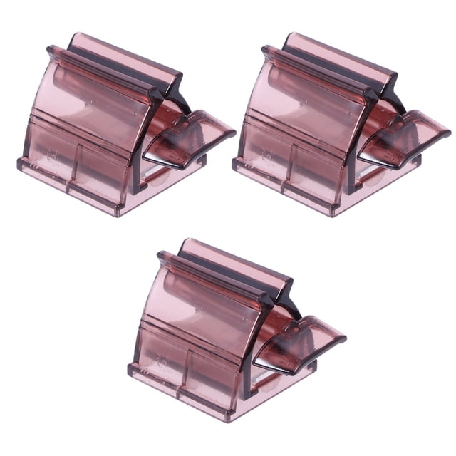 FRCOLOR toothpaste squeezer 3pcs Toothpaste Extruder Plastic Face Cleanser Extruding Gadget Toothpaste Clamp,2.17"X1.73"X1.77"