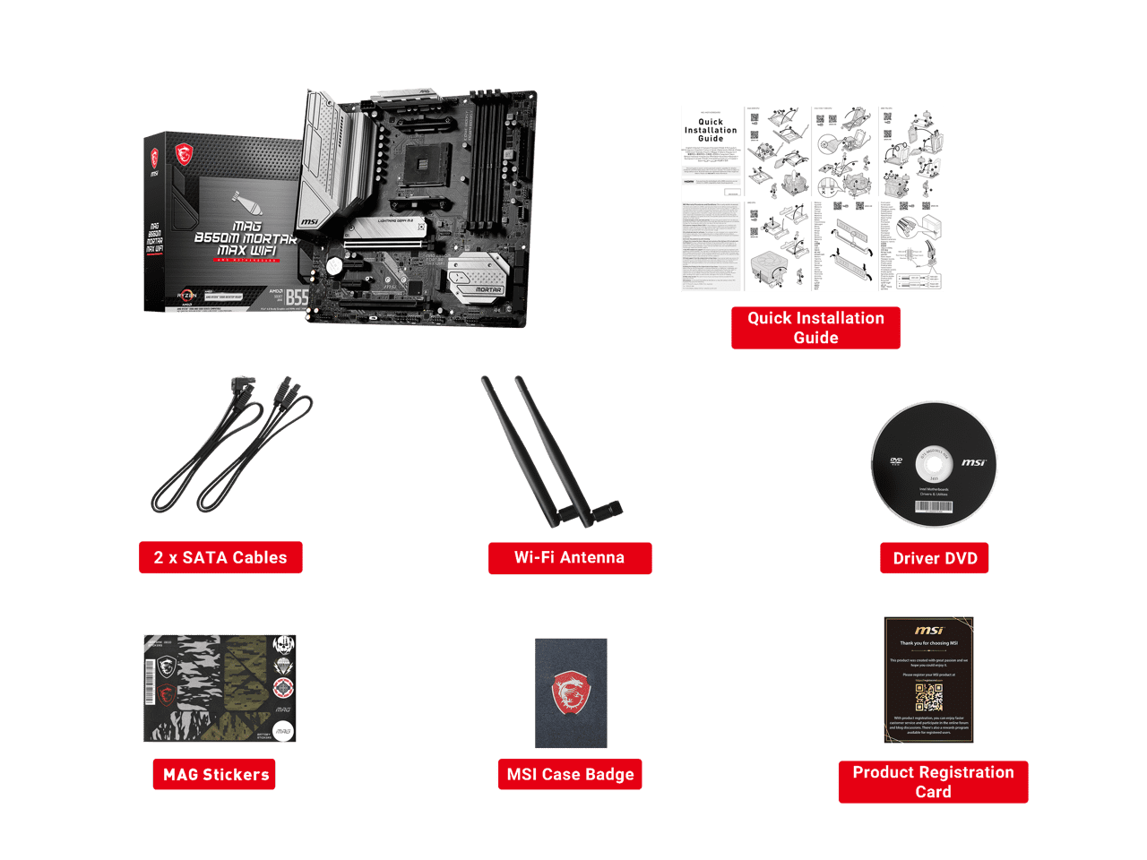 Msi B550m Mortar Max Specs MSI MAG B550M MORTAR MAX WIFI DDR4