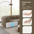 thumbnail image 6 of Christopher Knight Home Luxury 122" L-Shaped Sectional Sofa, Right-Facing Chaise Lounge, Espresso, 6 of 12
