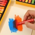 thumbnail image 4 of Juego de pasteles al óleo, 24 colores surtidos, suministros no tóxicos, crayones artísticos para dibujar graffiti para niños, artistas, principiantes, estudiantes y adultos, 4 of 7
