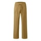 thumbnail image 5 of WILLBEST Pantalones Casuales elegantes para Mujer: Pantalones Largos de Cintura Elástica con Bolsillos Sueltos de Color Liso Grande, 5 of 6